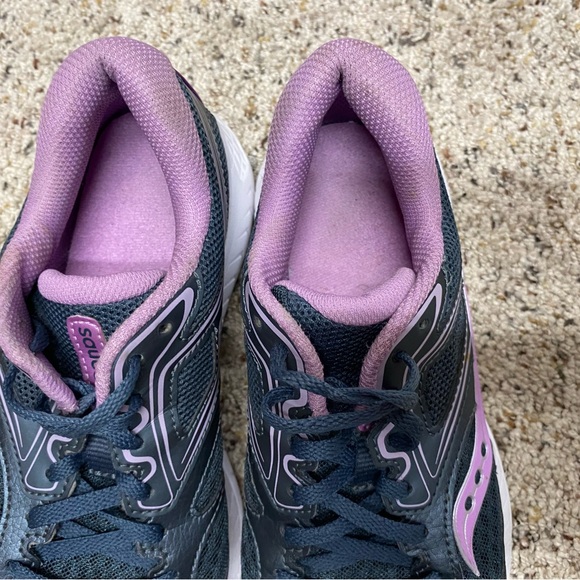 Saucony Cohesion 12  sneakers womens size 7 blue purple - Picture 4 of 11